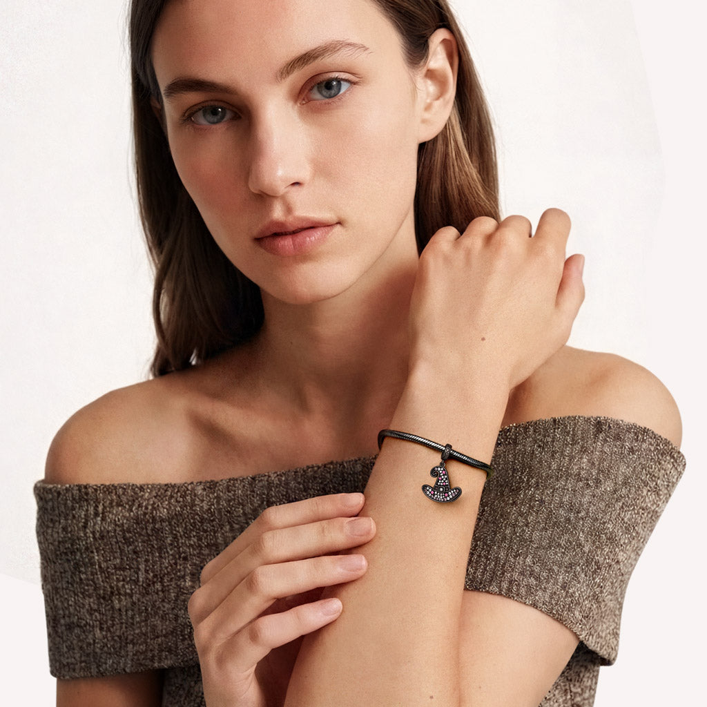 Gnoce Halloween Witch Hat Pendant Dangle Charm_4