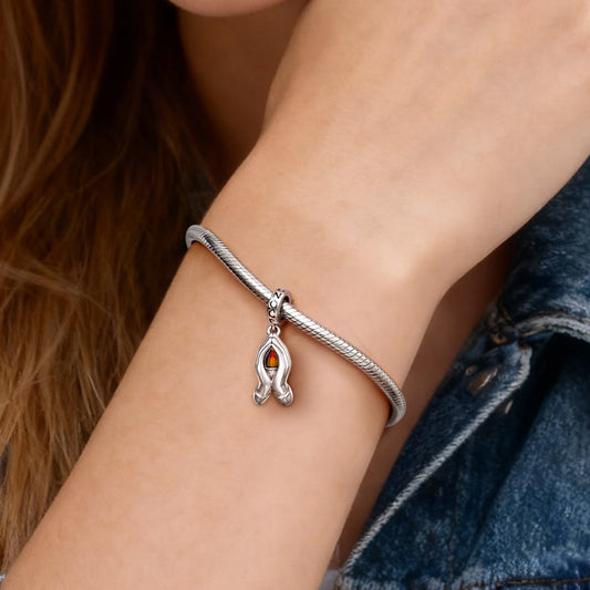 Gnoce Holding Fire In Both Hands Glow-in-the-Dark Pendant Dangle Charm_3