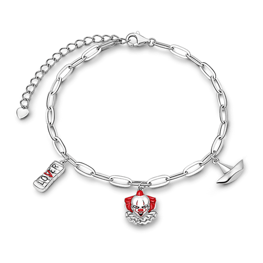 Gnoce IT Pennywise, LOVER Bar & Paper Boat Chain Bracelet_1