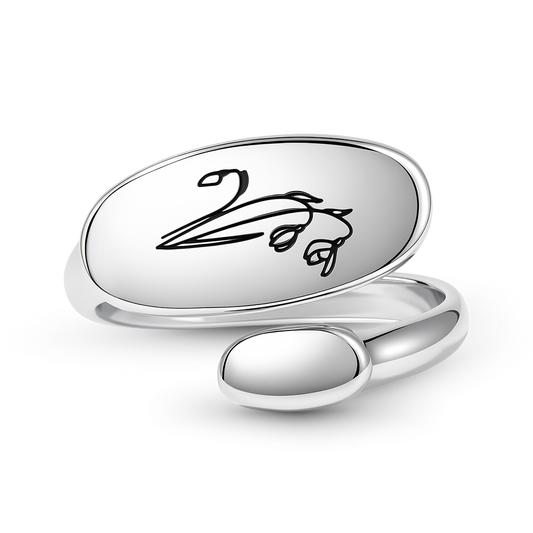 Gnoce Personalized Birth Flower Ring_1