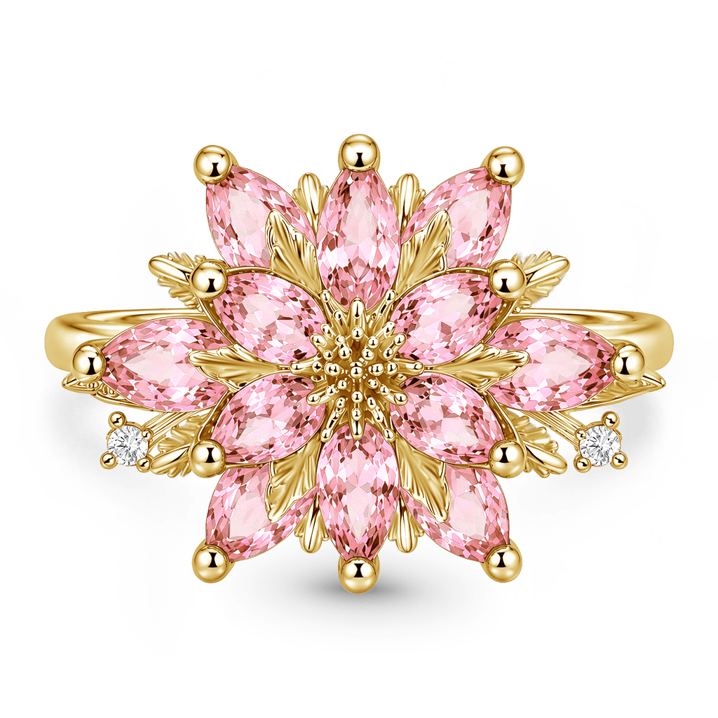 Gnoce Pink Lotus Pear-Cut Ring_1