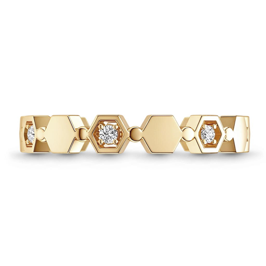 Gnoce Hexagon Honeycomb Ring_5