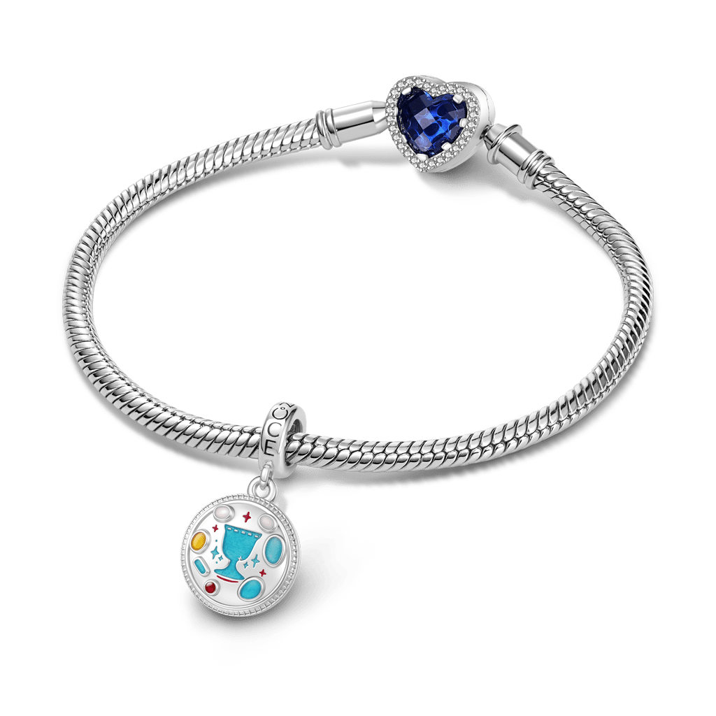 Gnoce Witch’s Glow-in-the-Dark Magic Stone Charm Platinum-plated Silver Blend_4