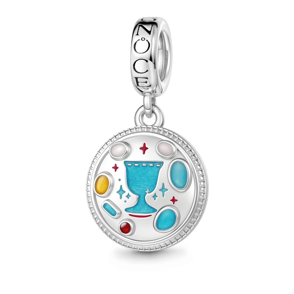 Gnoce Witch’s Glow-in-the-Dark Magic Stone Charm Platinum-plated Silver Blend_2