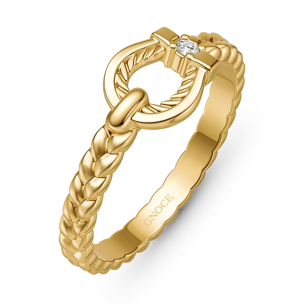 Gnoce Braided Horseshoe Ring_4