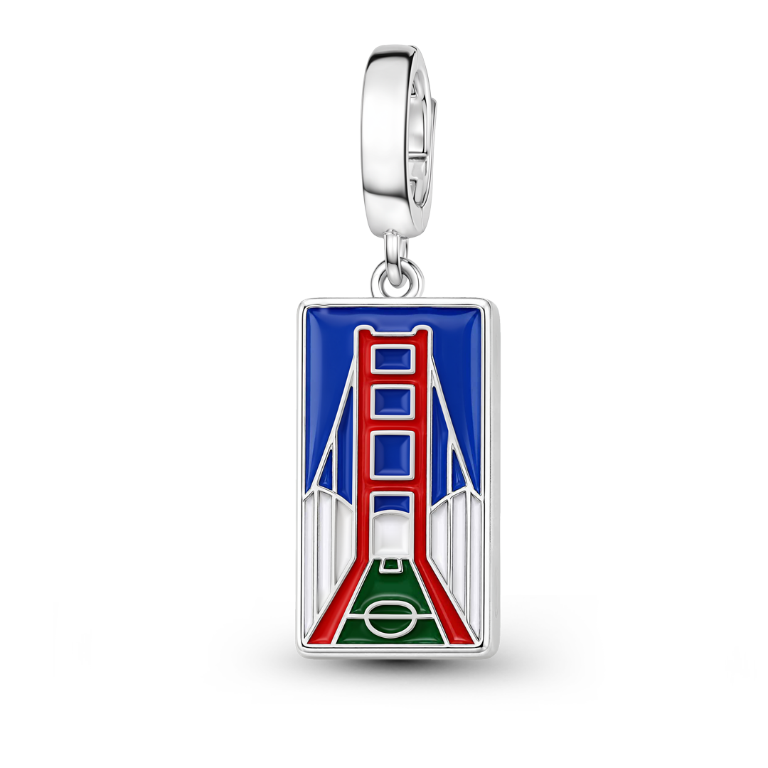 Gnoce  San Francisco Charm Platinum-plated Silver Blend_1