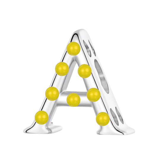 Glow-in-the-Dark Letter A Charm_1