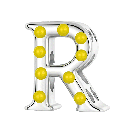 Glow-in-the-Dark Letter P Charm_1