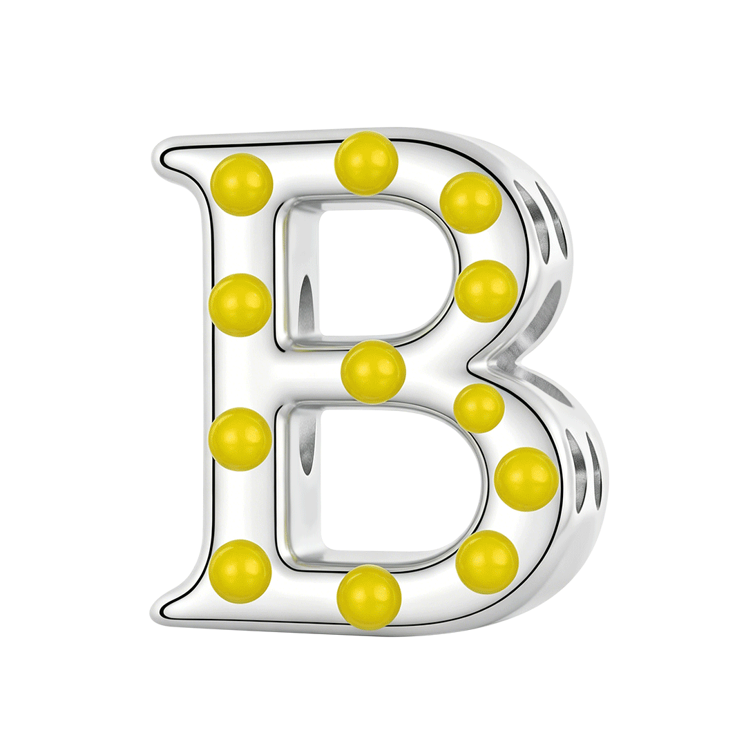Glow-in-the-Dark Letter B Charm_1