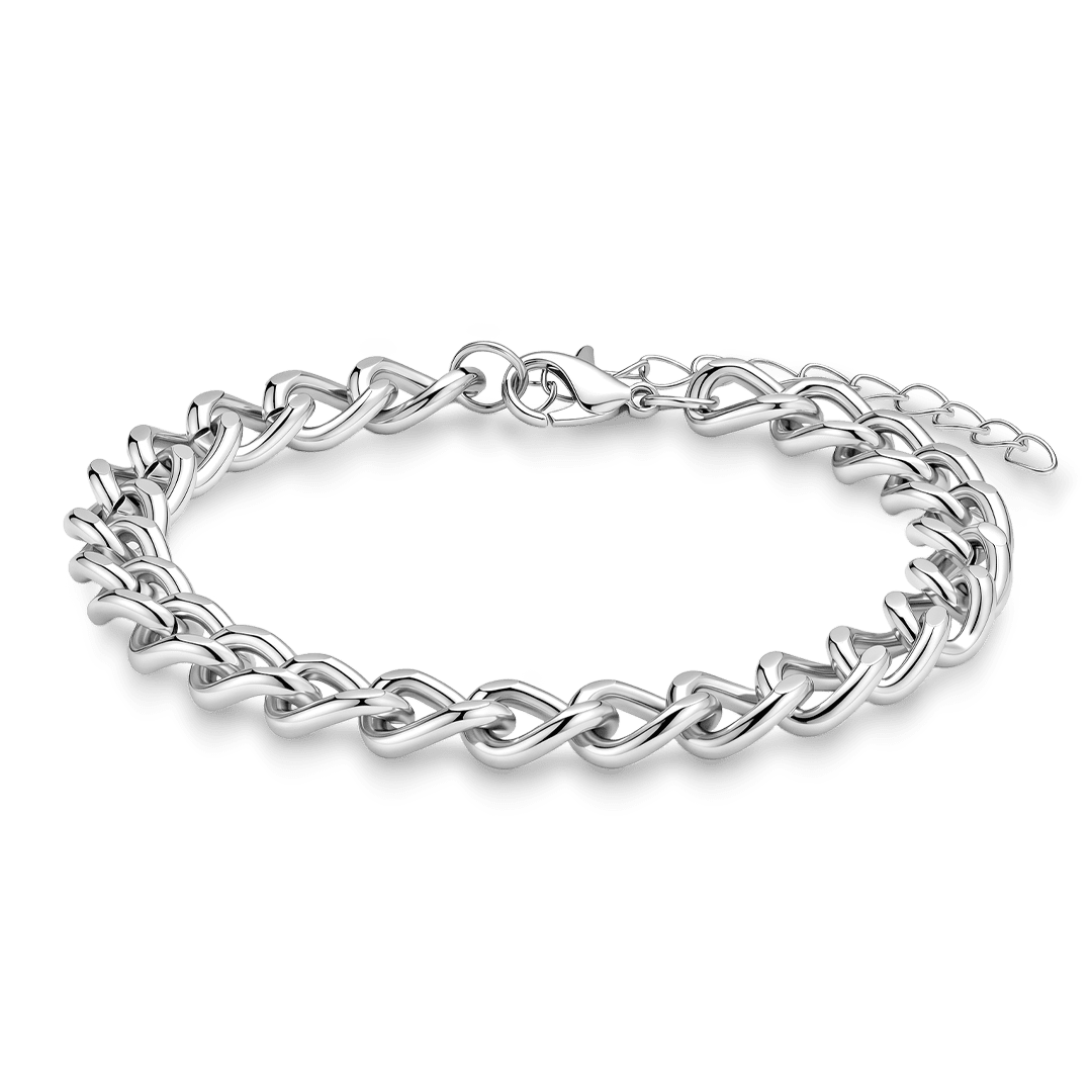 Gnoce Interlocking Oval Link Bracelet_1