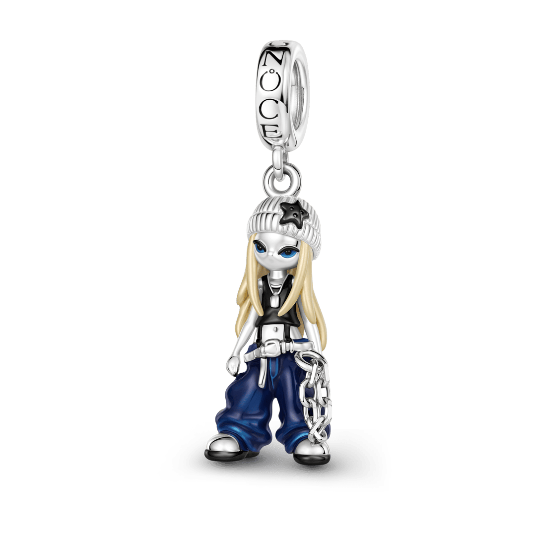 Gnoce Cool Girl Pendant Dangle Charm_1