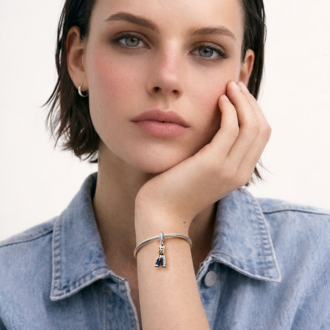 Gnoce Cool Girl Pendant Dangle Charm_4