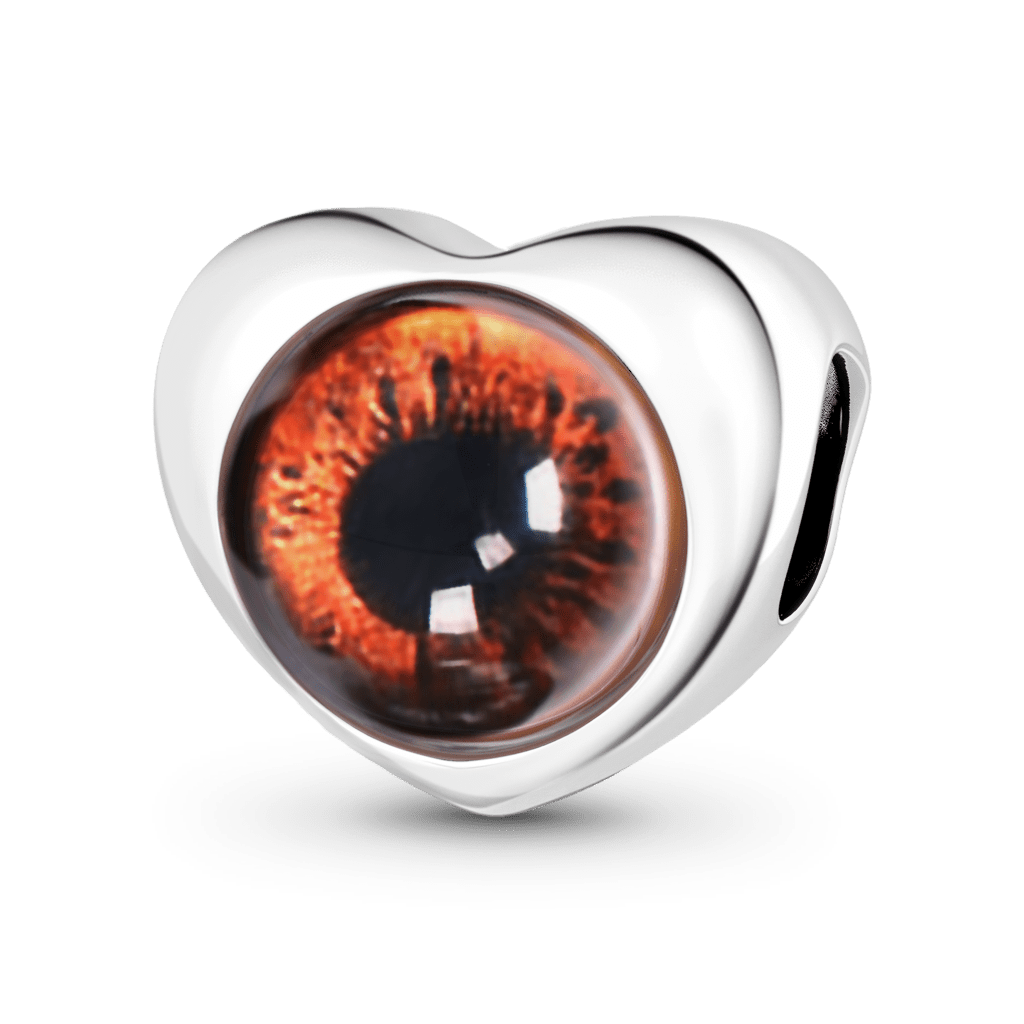 Gnoce Engravable Cat Eye Bead Platinum-plated Silver Blend_1