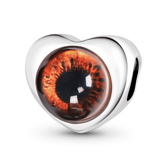 Gnoce Engravable Cat Eye Bead Platinum-plated Silver Blend_1