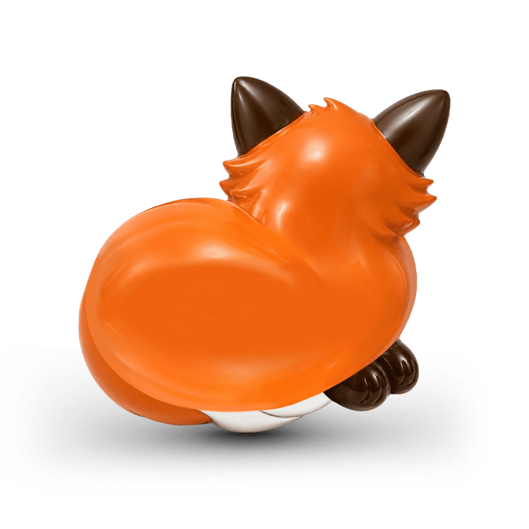 Gnoce Stay Clever Fox Charm Bead Platinum-plated Silver Blend_5