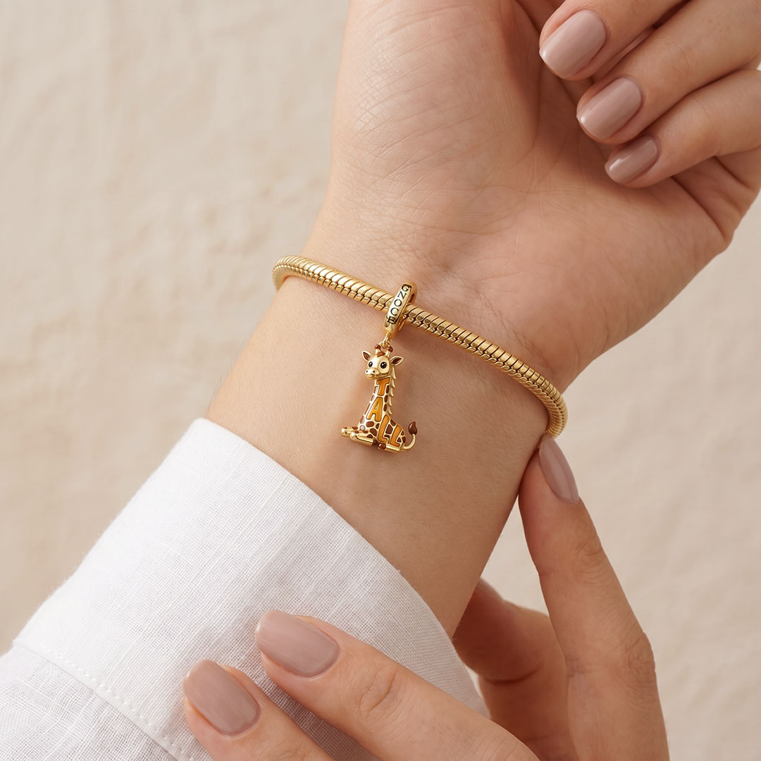 Gnoce Reach Higher Giraffe Clasp Dangle Charm_2