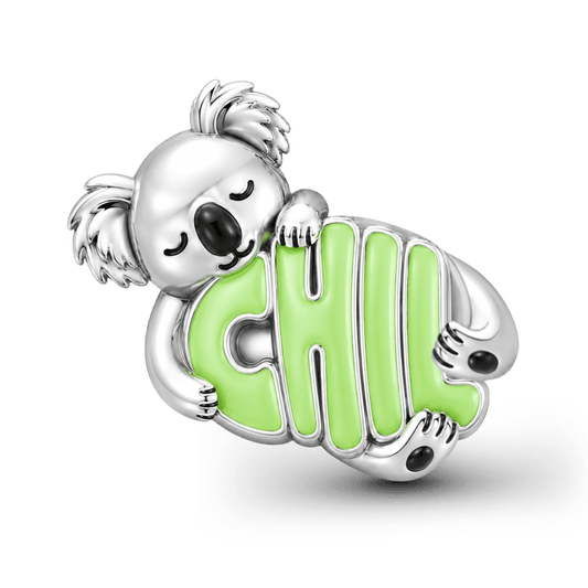 Gnoce Sleepy Koala Bead Platinum-plated Silver Blend_1