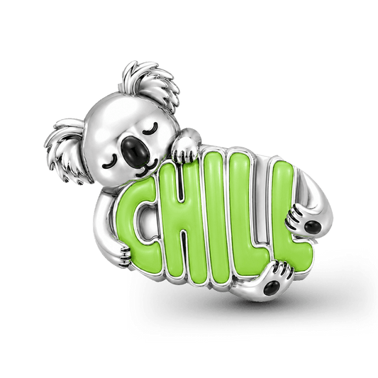 Gnoce Sleepy Koala Bead Platinum-plated Silver Blend_1