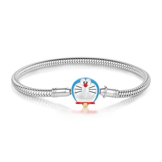 Gnoce Doraemon Head Snake Chain Bracelet_1