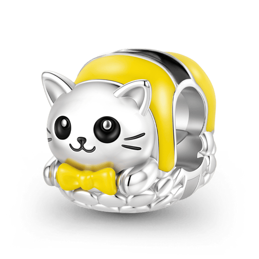 Gnoce Sushi Cat Bead Platinum-plated Silver Blend_1