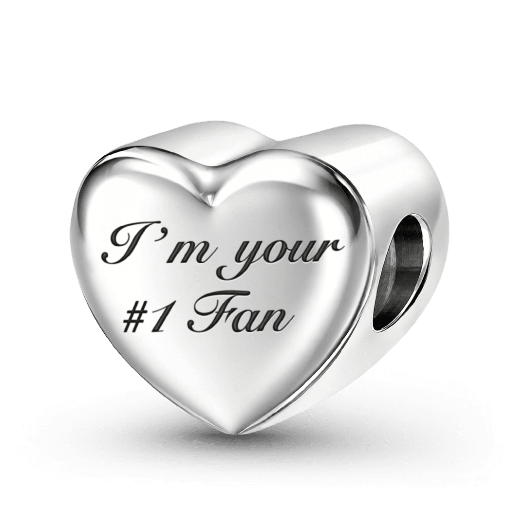 Gnoce Photo Personalized Heart Bead Stainless Steel_6