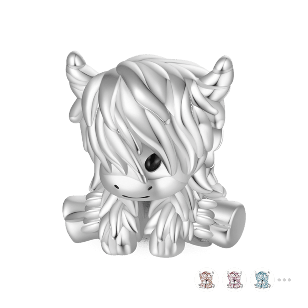 Gnoce Scottish Highland Cow Charm_1