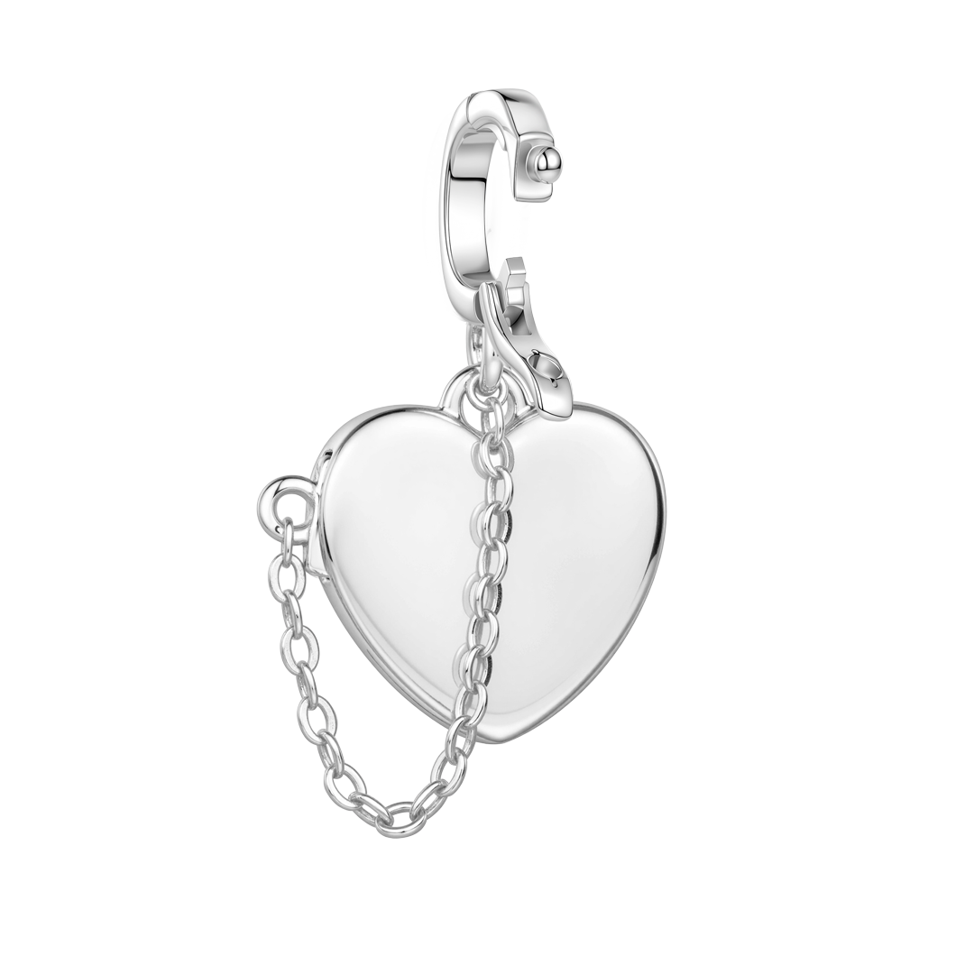 Gnoce Engravable Sun & Moon Heart Pendant Dangle Charm_7