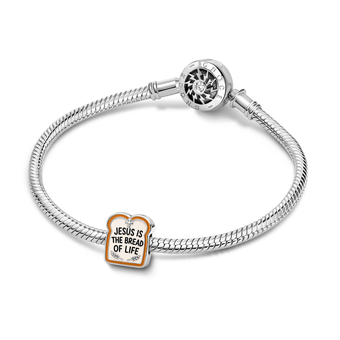 Gnoce Religious Series Bread Bead Platinum-plated Silver Blend_3