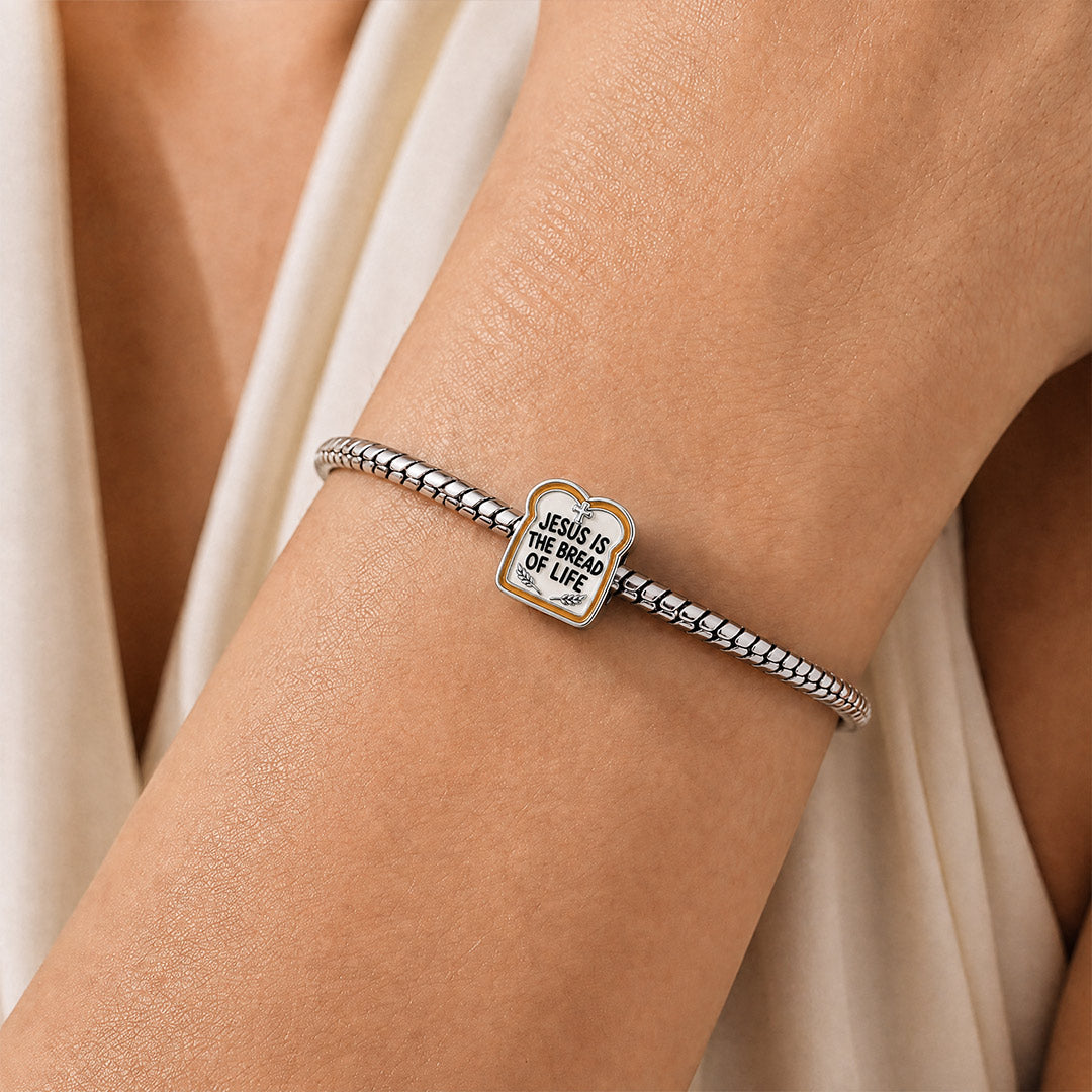Gnoce Religious Series Bread Bead Platinum-plated Silver Blend_2