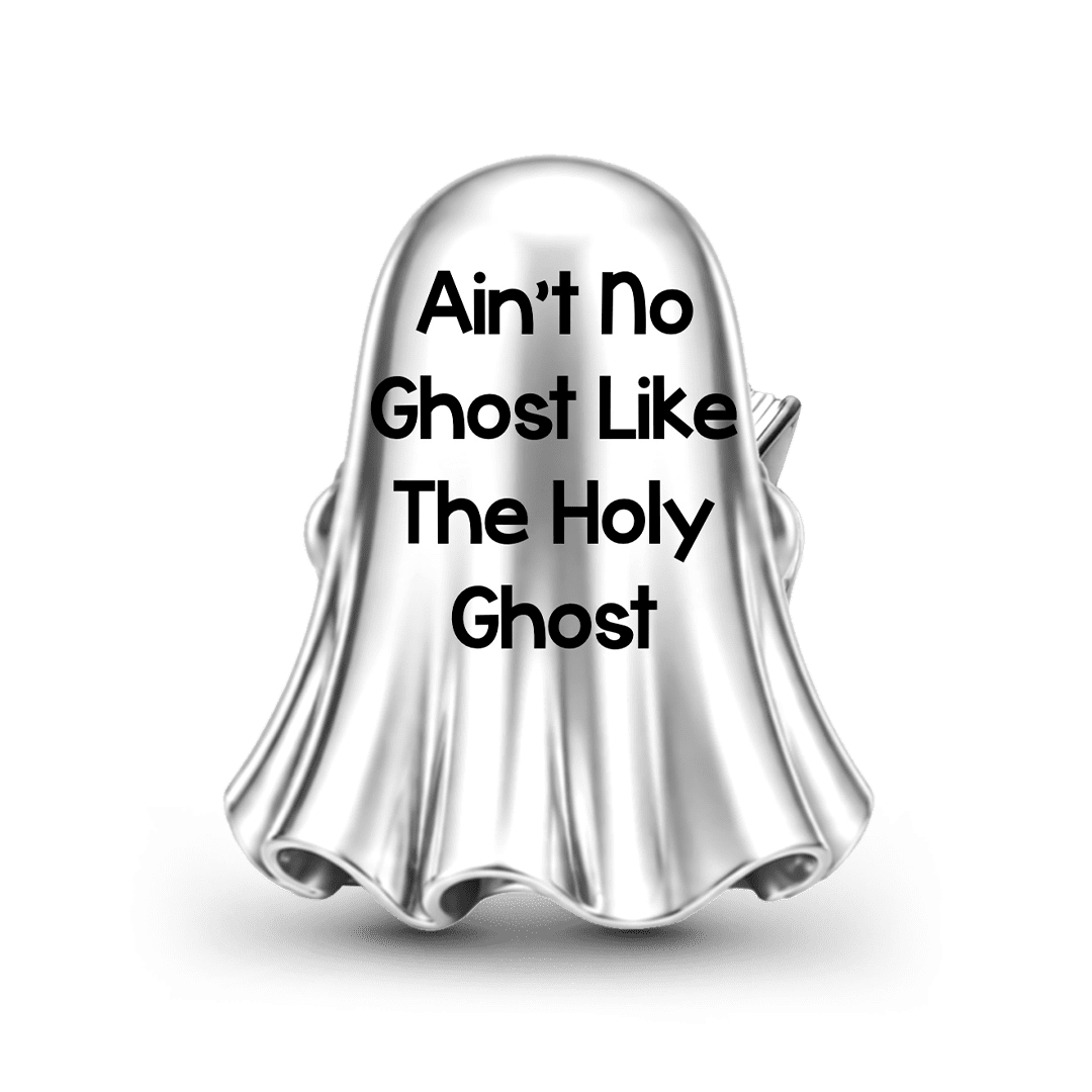 Gnoce Halloween Religious Ghost Bible Bead Platinum-plated Silver Blend_6