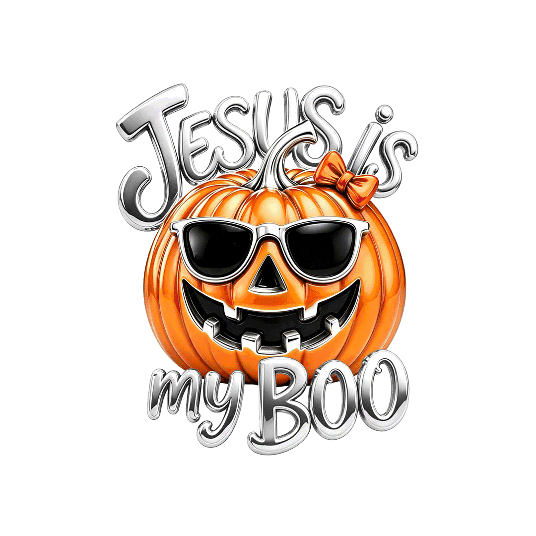 Gnoce Glow-in-the-dark Halloween Religious Pumpkin Bead Platinum-plated Silver Blend_1