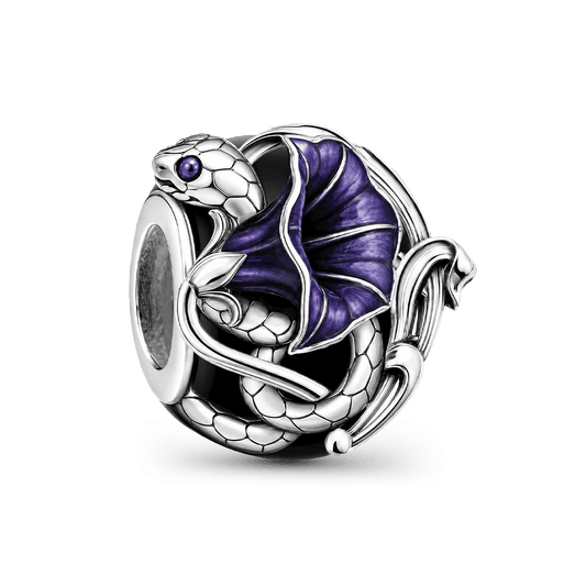 Gnoce Glow-in-the-dark Temptress Datura Bead Platinum-plated Silver Blend_1