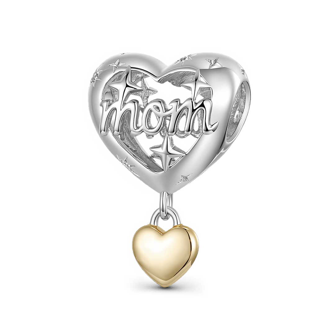 Gnoce Mom Heart Pattern Bead Charm_5