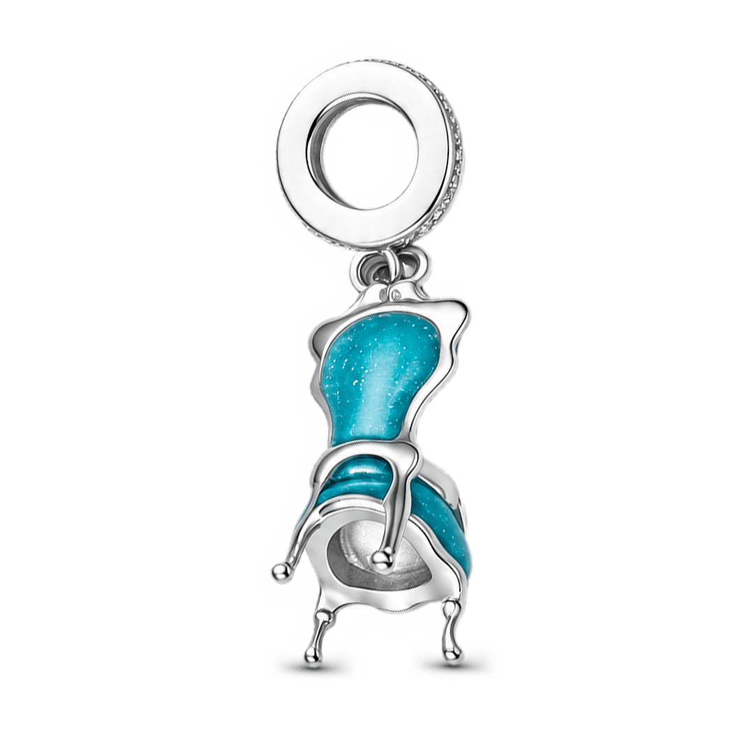Gnoce Chair Sleeping Puppy Pattern Dangle Charm_7