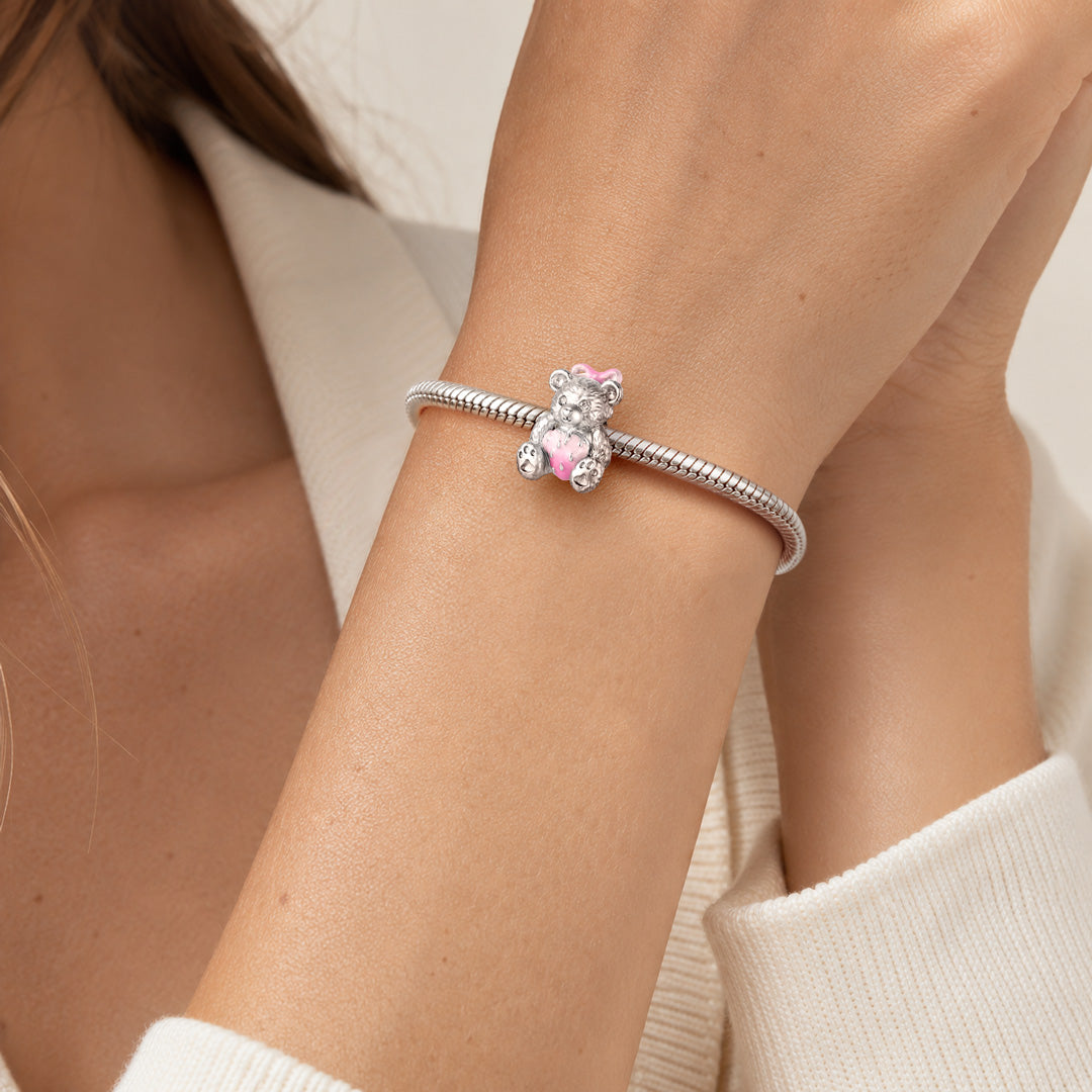 Gnoce Strawberry Teddy Bear Charm_3