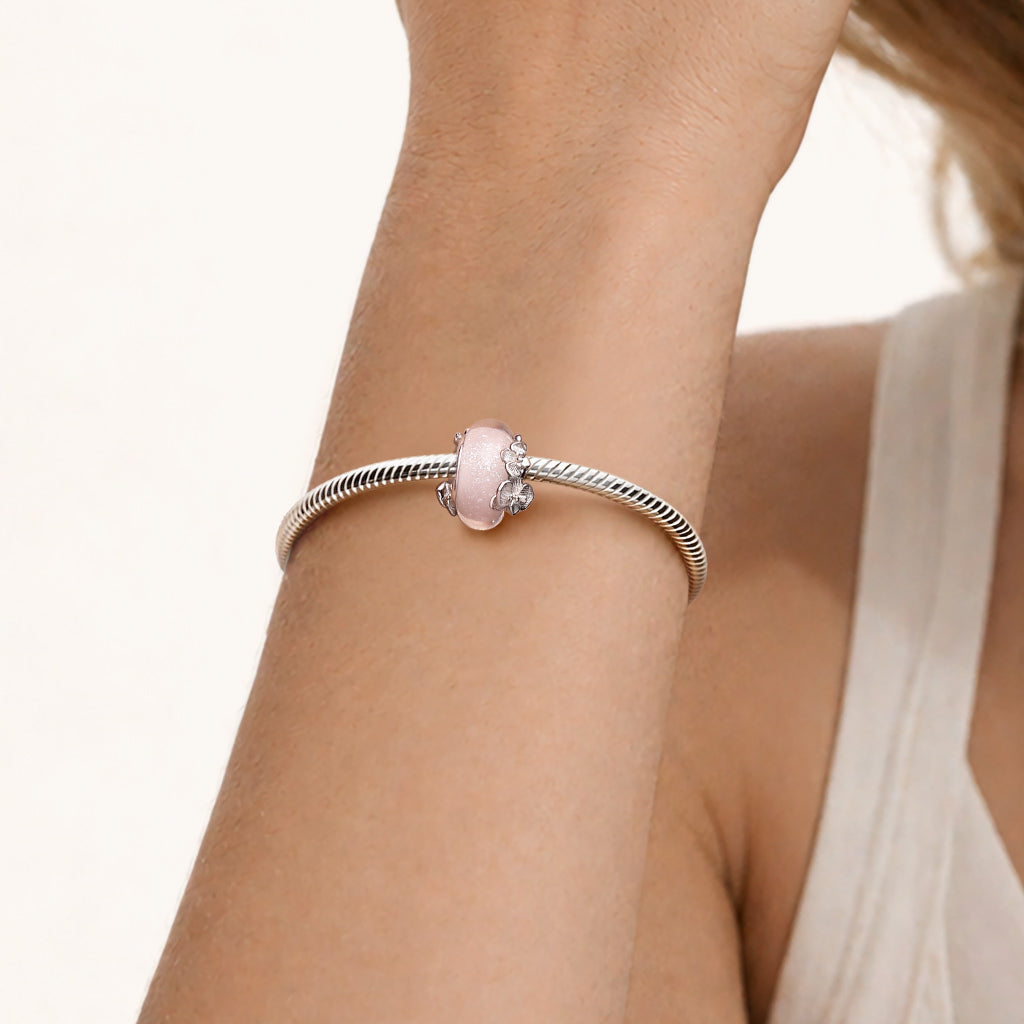 Gnoce Phalaenopsis Glass Bead Charm_2