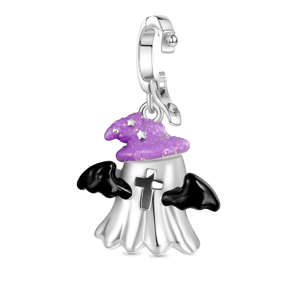 Gnoce Halloween Ghost Led Light-up Wireless Pendant Dangle Charm_5
