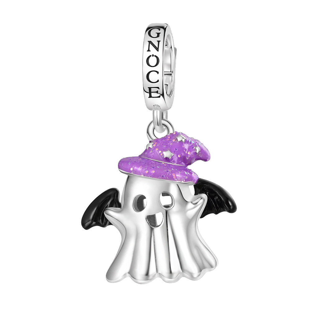 Gnoce Halloween Ghost Led Light-up Wireless Pendant Dangle Charm_1
