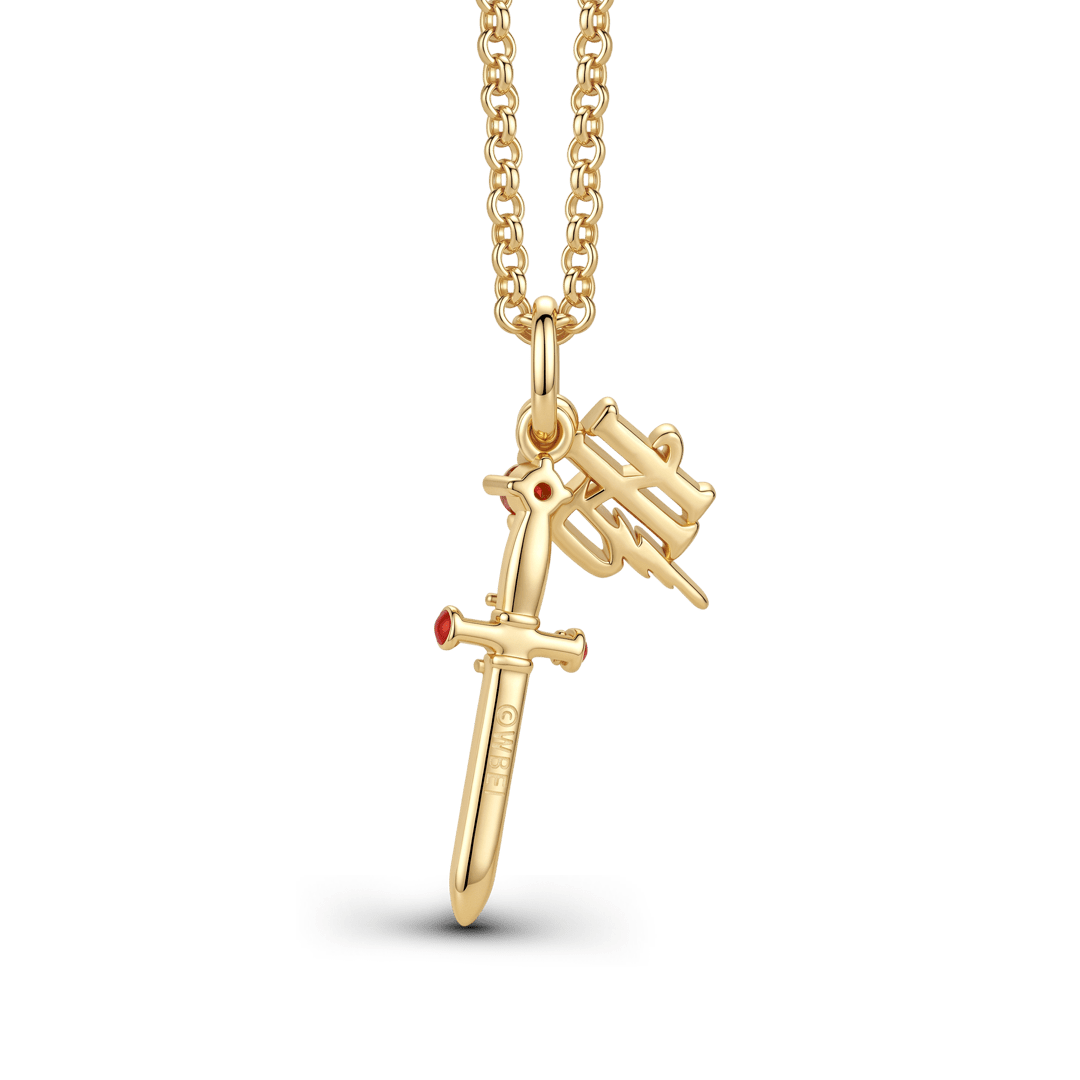 Gnoce Harry Potter Gryffindor House Sword Pendant Necklace_1