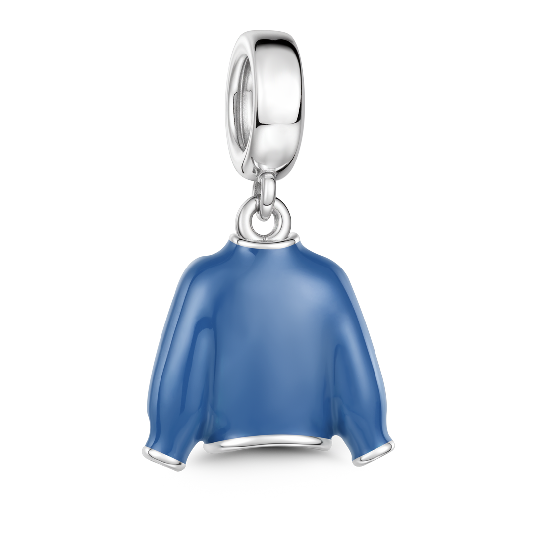 Gnoce Harry Potter Weasley Blue H Letter Sweater Dangle Charm_5