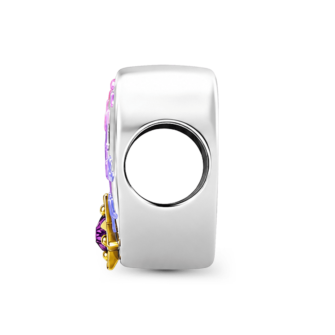 Gnoce Friendship Personalized Photo Heart Bead Platinum-plated Silver Blend_5