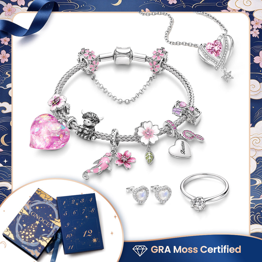 2026 Gnoce 12-Piece Cherry Blossom Style Advent Calendar_1