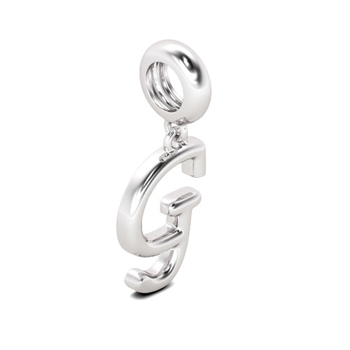 Gnoce "Good Better Best"  Letter G 925 Sterling Silver Dangling Charm Great for Bracelet, Choker, Necklace_2
