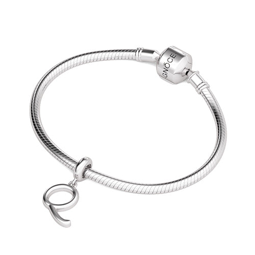 Gnoce "My Queen"  Letter Q 925 Sterling Silver Dangling Charm Great for Bracelet, Choker, Necklace_3