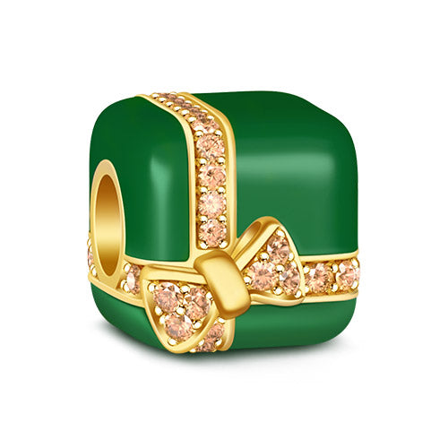 Gnoce "Christmas Cannot Leave the Presents And Nothing is Better Than A Delicate Gift For Yourself" Christmas Gift 925 Sterling Silver Box Charm Bead_1