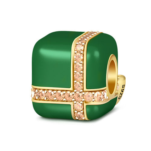 Gnoce "Christmas Cannot Leave the Presents And Nothing is Better Than A Delicate Gift For Yourself" Christmas Gift 925 Sterling Silver Box Charm Bead_2