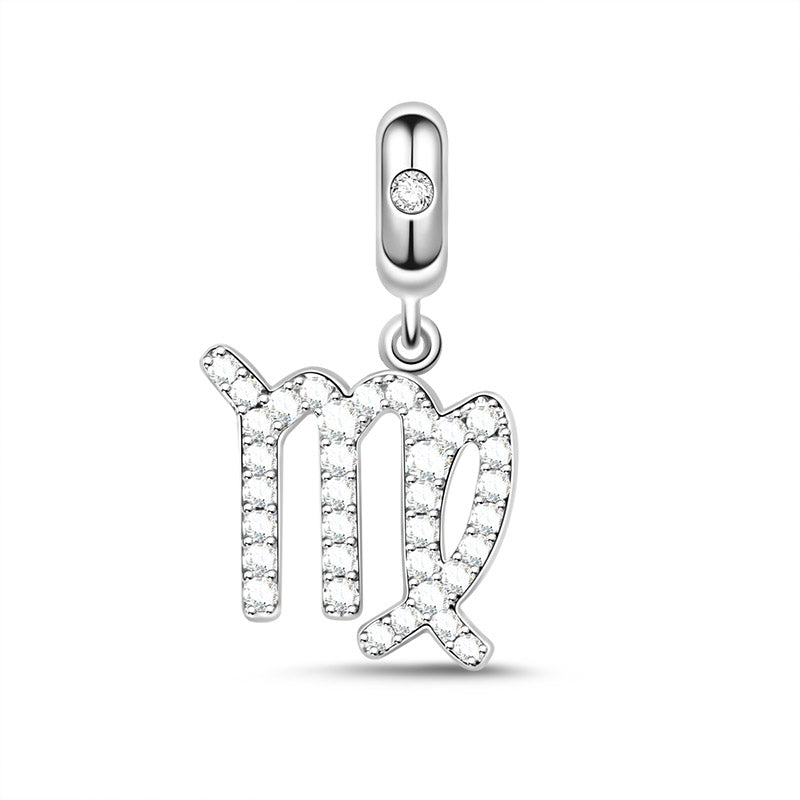 Gnoce "Under Lucky Stars" Charm constellation Bead Sterling Silver with Cz_1