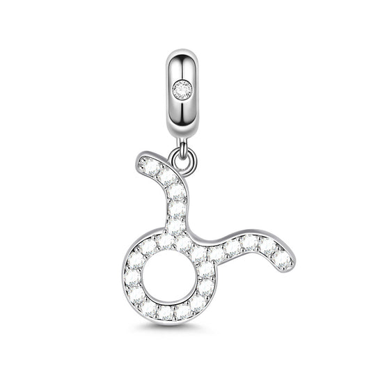 Gnoce "My Sparkling Star " 925 Sterling Silver Taurus Charm Zodiac Sign Pendant With Cz For Bracelet_1
